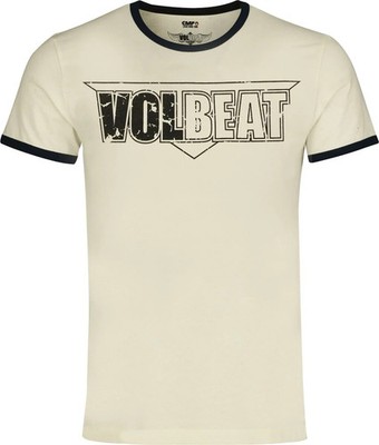 Volbeat Ringershirt Unisex Logo altweiß Band-Merch, Bands