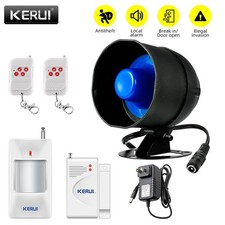 DIY Wireless Anti-Theft Siren Alarm 110dB Residential Door Window Safety Kit