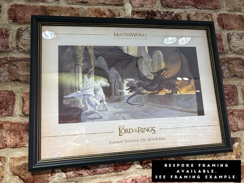 Lord Of The Rings Concept Art Mount Doom LOTR Official Lithograph Print Rare - Picture 4 of 7