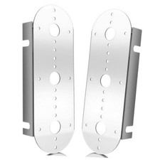Front Light Mount Brackets Kit Stainless Steel 2PCS Fit For Peterbilt 3