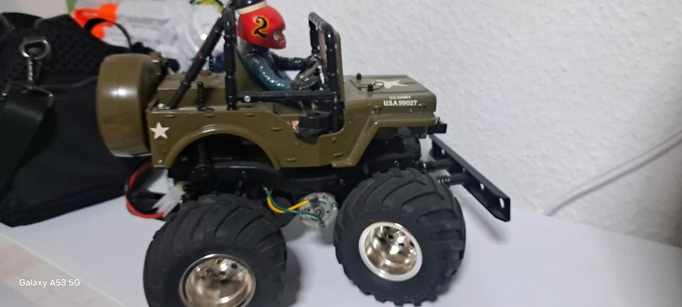 Tamiya Wild Willy 2000 (WR-02) 2WD 1:10 Wheely Car Komplettset #300058242SET - Bild 2 von 4