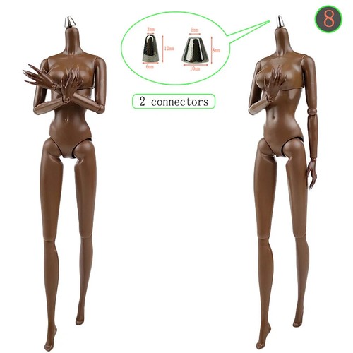 High Quality Replacement 1/6 Movable Jointed Body For 11.5" Doll Big Breast Body - Picture 23 of 31
