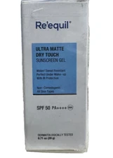 Re'equil Ultra Matte Dry Touch Sunscreen Gel Spf 50 Pa++++ UVA (20gm)