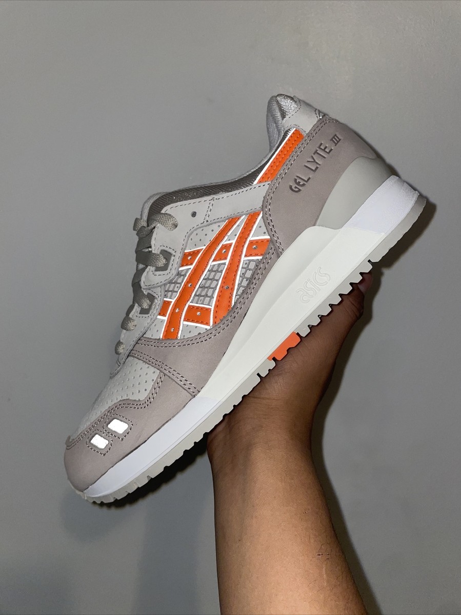 Kith Ronnie Fieg X Asics Gel Lyte III Super Orange Brand New Sz 7