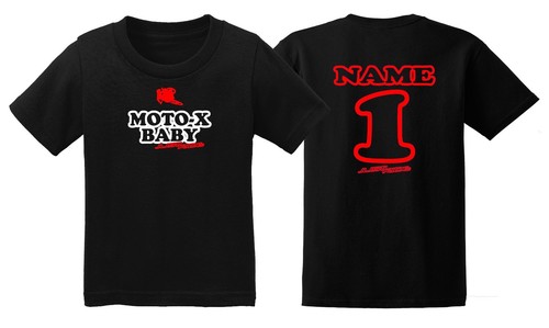 MOTO-X BABY SHIRT KLEINKIND MX FAHRRAD MOTOCROSS YZ KTM CR KX RMZ DIRTBIKE - Bild 3 von 12