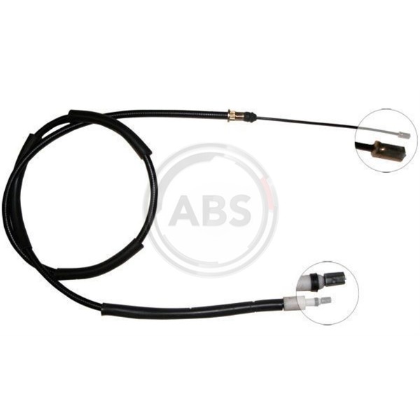 A.B.S. Handbremsseil Bremsseil Rechts FüR Peugeot 306 Break 7E N3 N5 7A 7C-image