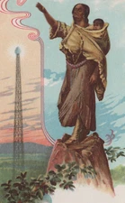 Sacajawea Statue at Museum in Portland Oregon Undivided Back Vintage Post Card