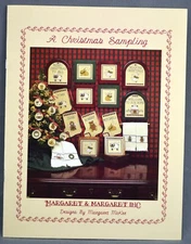 Margaret & Margaret A CHRISTMAS SAMPLING Cross Stitch Pattern Booklet 1987
