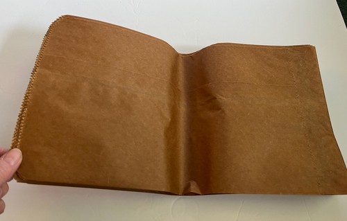 Vtg Bon Ami TIDY HOME Folded Household 18 BAGS Brown Paper Waxed Water Repellent - Picture 9 of 11