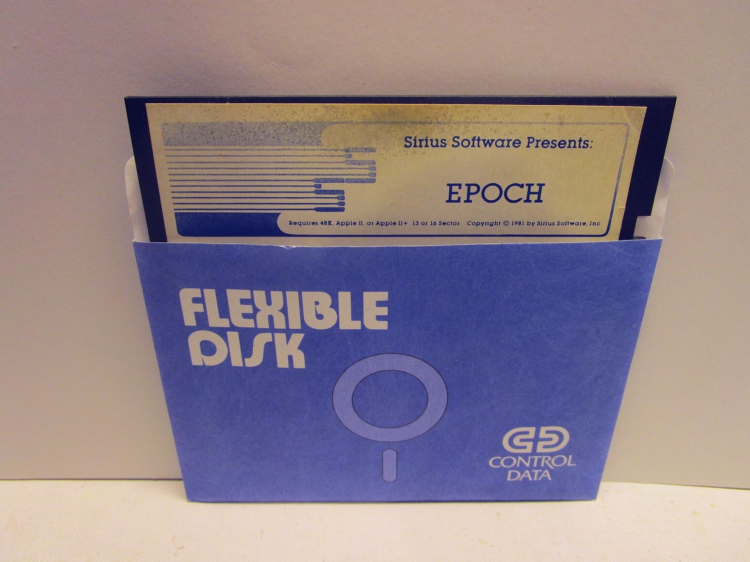 Epoch Software Epoch by Sirius Software for Apple II+, Apple IIe, Apple IIc, Apple ...