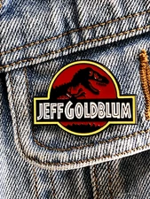 Jurassic Park - Jeff Goldblum Funny Enamel Pin / Badge - Excellent Condition