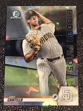 2020 Bowman Chrome Hidden Finds Atomic Refractor Joey Cantillo /150