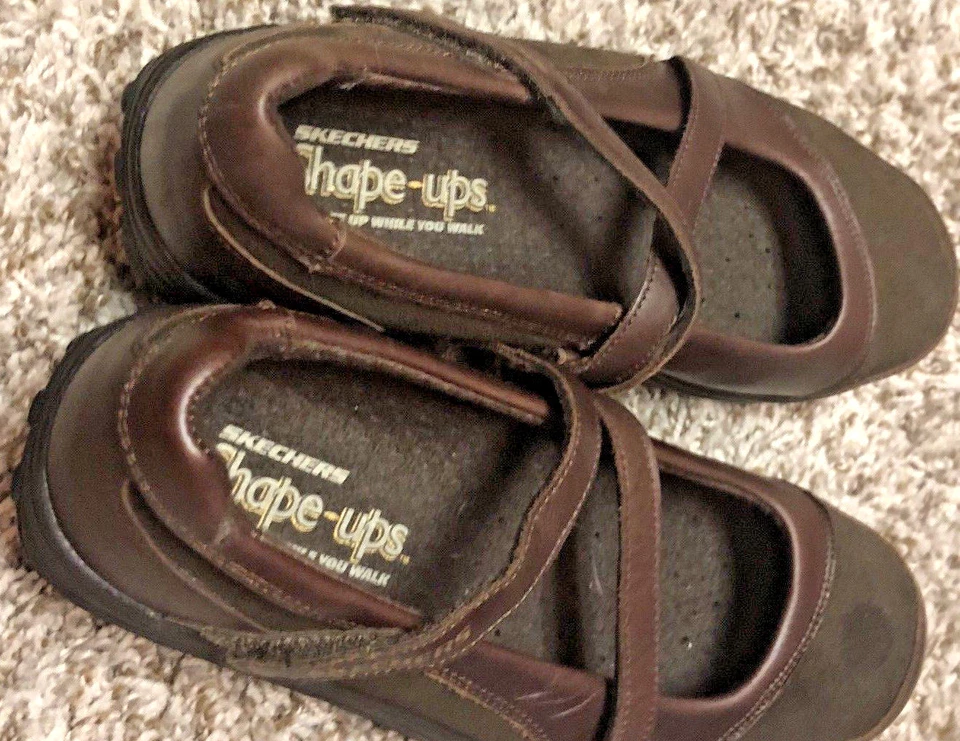 Tênis Skechers Feminino Tamanho 7 Shape Ups XW Hiperativo, Marrom, Tonificação, Caminhada - Imagem 2 de 4