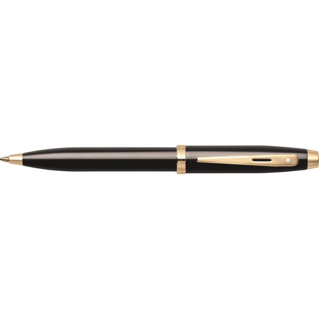 Sheaffer Ballpoint pen - Sheaffer 100 Glossy Black with Gold trim