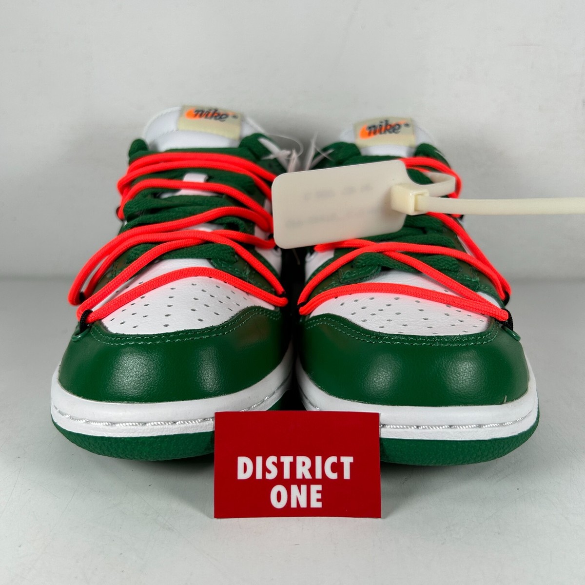 Off White x Nike Dunk Low Pine Green - Size 4 - CT0856 100 Off White x Nike Dunk Low Pine Green - Size 4 - CT0856 100