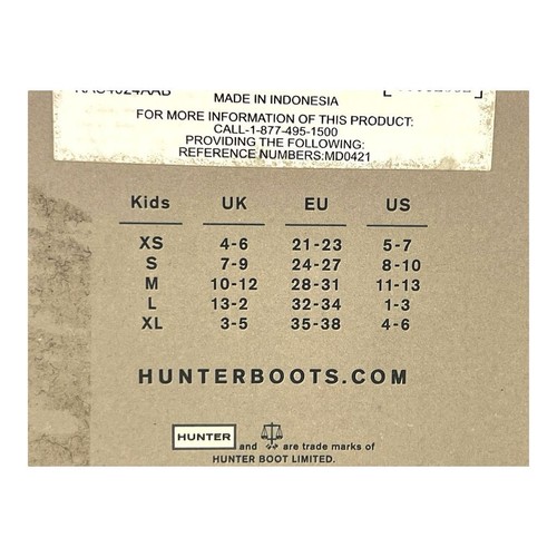 Hunter Niños Bota Calcetines Negros XL Cálidos Invierno Informales Unisex - Imagen 9 de 9