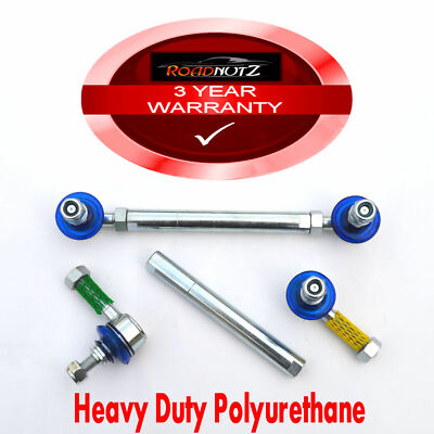 RoadNutz Front Adjustable Drop Links for BMW Z4 (E85) 2.5i Cabrio 01/2006 -On