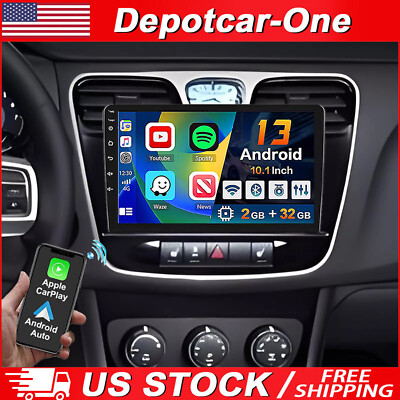 For 2011-2014 Chrysler 200 200S Android 13 Apple Carplay Car