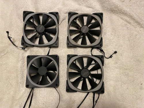 NZXT AER RGB 2 120mm 140mm RGB Fluid Dynamic Bearing PWM Fan BLACK