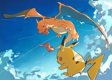 Pokemon anime 02140314c pok mon red green pikachu Pad Gaming Mat Desk