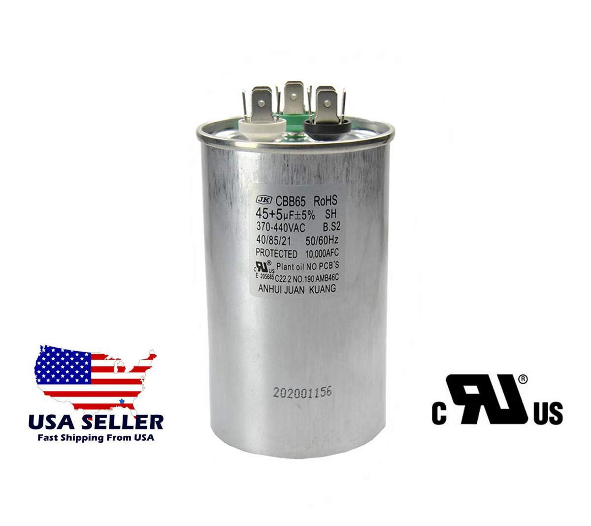 Condensatore Cbb65-a 80uf Condensatore Motore CBB65-A 80uF 450VAC 50/60Hz Per Aria Condizionata Ed Elettrodomestici Condensatore 450vac 50/60hz