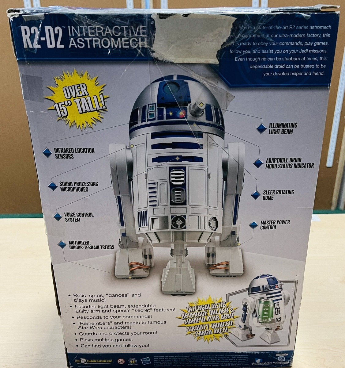 Star Wars R2-D2 Interactive Astromech Droid (Opened/Damaged Box