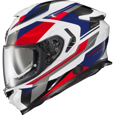 EXO-Eclipse - Full-Face Helmet - Lunar White/Red/Blue - Medium ECL-1104