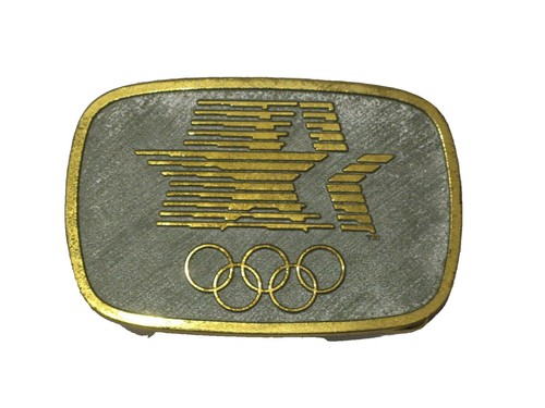 1984 Los Angeles Olympic Games White Cloth Belt w/ Buckle  display picture 1