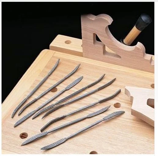 Mini Small Riffler Rasp Needle File Set Woodwork Wood Carpentry Coarse Craft Pro - Image 2 of 4