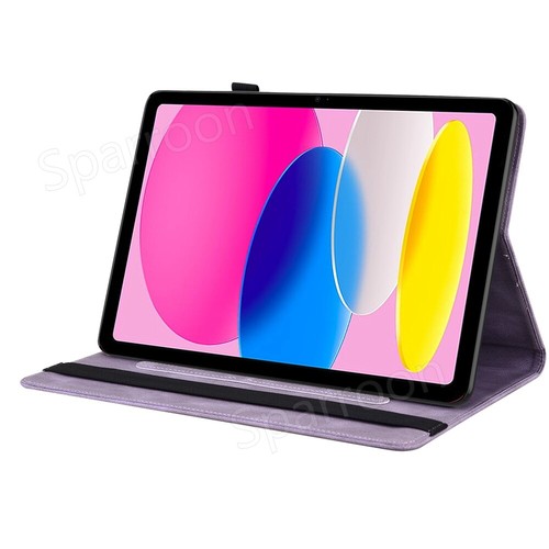 For iPad A16 11th 10th 9/8/7th 6/5th Gen Air M3 Pro Mini Leather Flip Case Cover - Picture 32 of 89