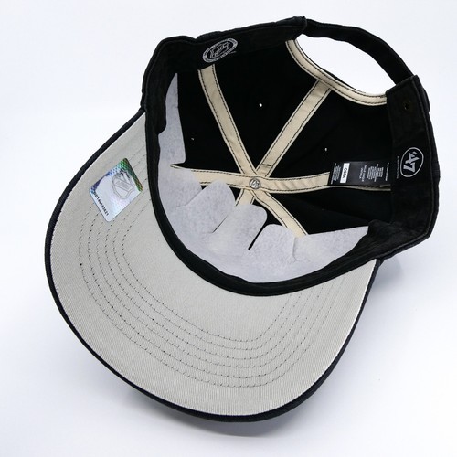 Pittsburgh Penguins Hat Mens Faded Black Strap '47 Brand NHL Hockey Cap New - Picture 8 of 13