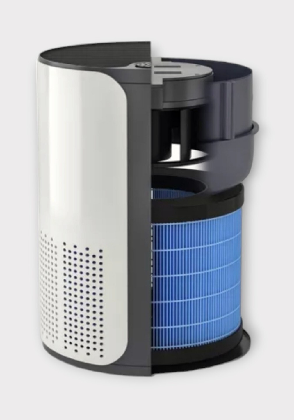 Miko HEPA Air Purifier with Essential Oil Diffuser in White