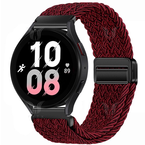 For Samsung Galaxy Watch 6 5 4 3 46/42/45/41/44/40mm Magnetic Braided Band Strap - Picture 29 of 44