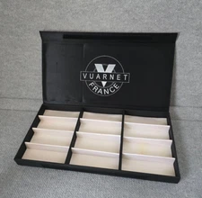 Rare Vintage Vuarnet Salesmans Sample Display Case Holds 12 Pairs Sungla G2U