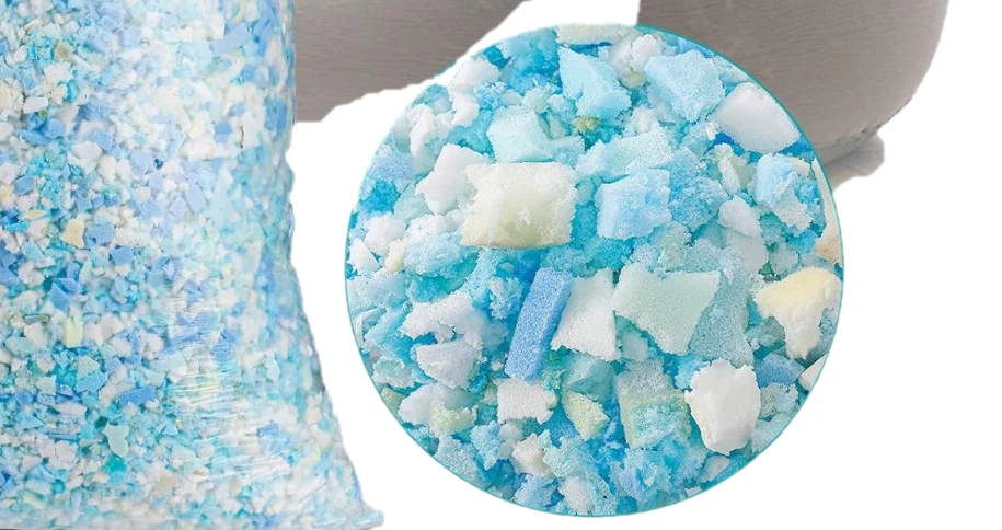 Relleno de espuma viscoelástica triturada premium hecho en EE. UU. para almohadas camas para perros Foto 3 de 4