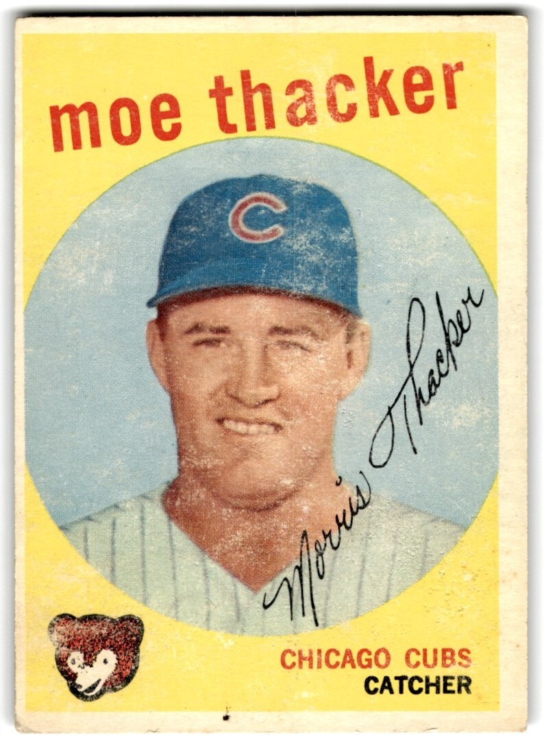 1959 Topps Moe Thacker Chicago Cubs 474 eBay