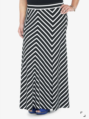 white plus size maxi skirt