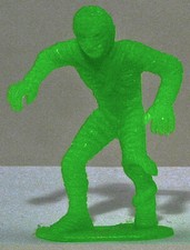 M.P.C. "The Mummy" Recast 60mm Movie Monster - 1990s production GLOW IN THE DARK