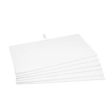 Novel Box Flat White Velvet Jewelry Display Pad 14"  for Ring Necklace Earring