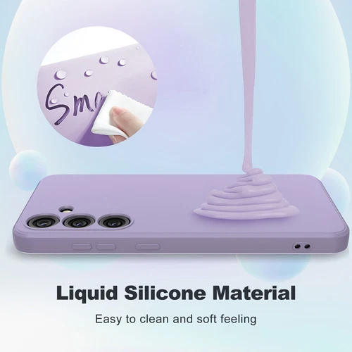Für Samsung Galaxy S24 Ultra Plus Flüssig Silikon Hülle Robust Stoßfest Cover - Bild 33 von 45