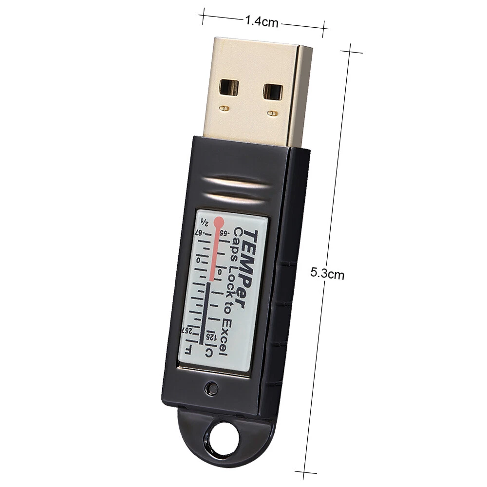 Usb temperature sensor outlet