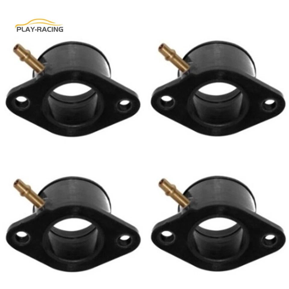 4X Bota colector de admisión de carburador para Kawasaki KZ650C Custom KZ650B 1977-1979 Foto 4 de 4