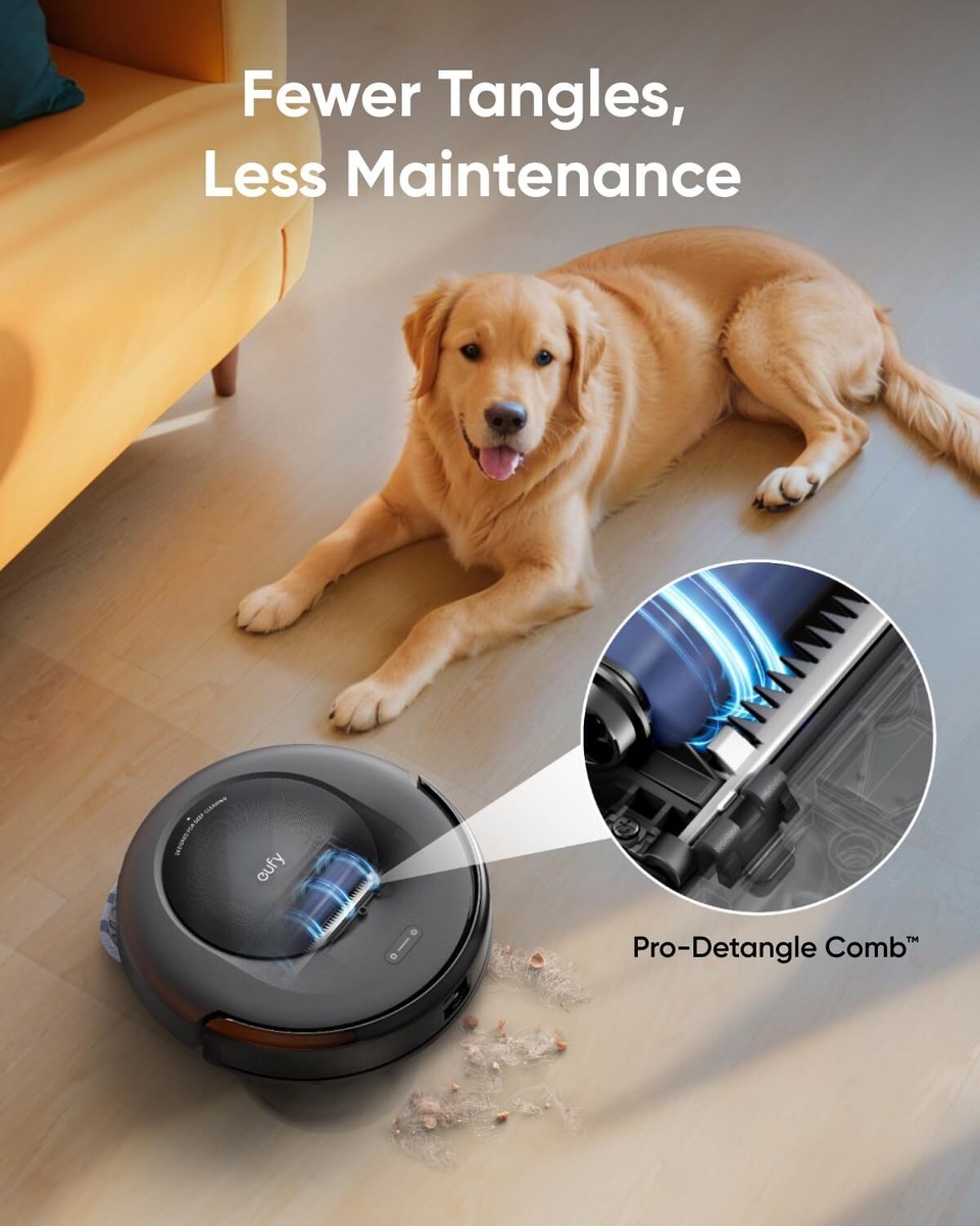 eufy Omni C20 Robot Vacuum and Mop All-in-One Station Auto Mop