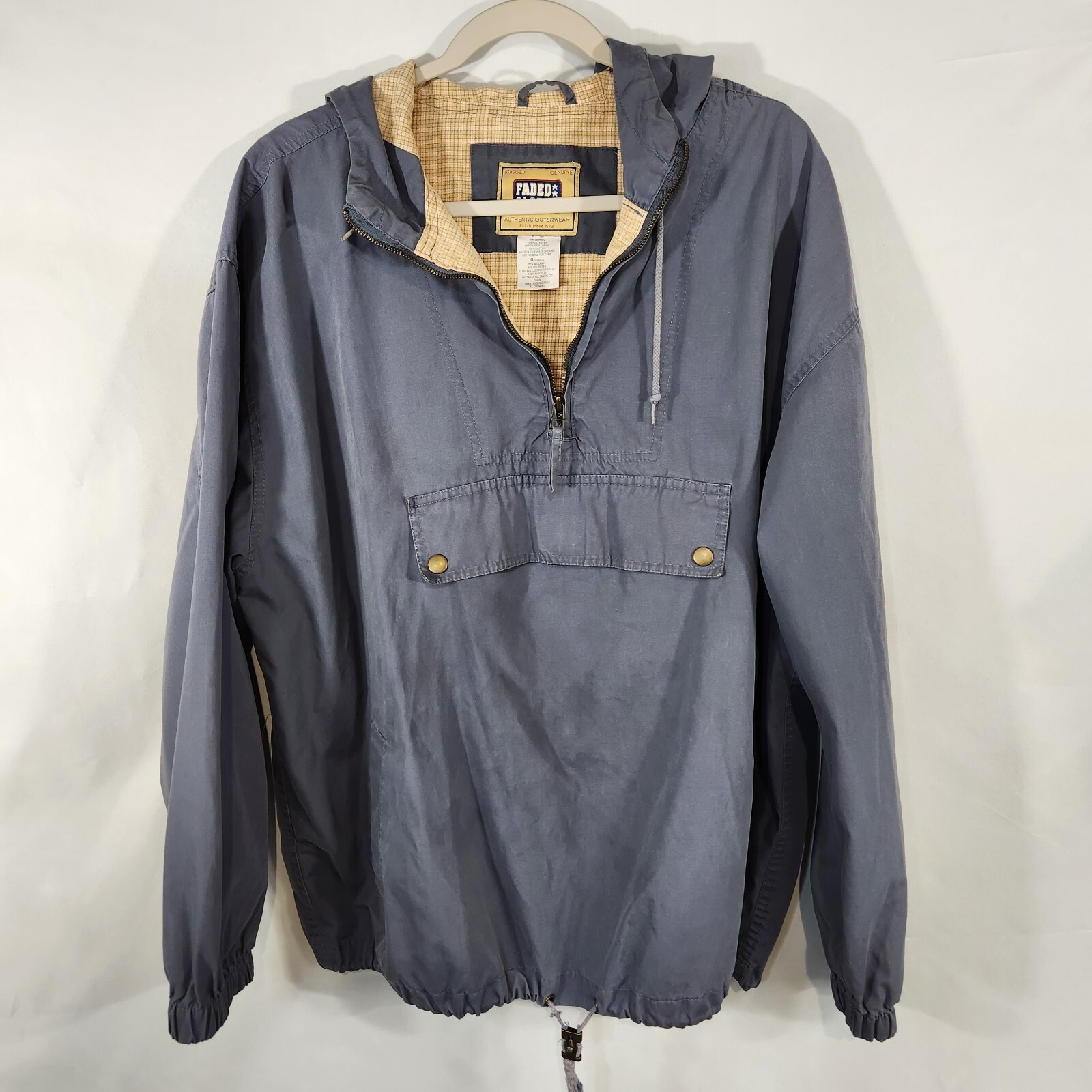 Faded Glory Authentic Outerwear Half Zip Men's Ho… - image 1