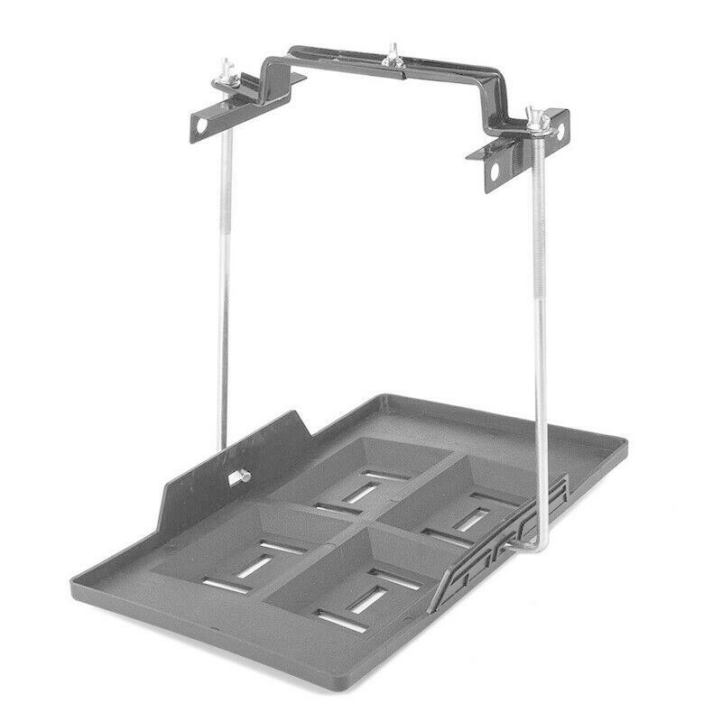 Adjustable Car Battery Tray Holder with Clamp Bracket Set