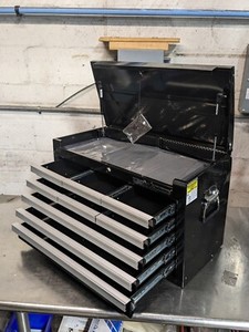 Pro Source Top Chest Tool Box 9 Drawer 26 x 18 x 16 Steel Black SCRATCH N DENT