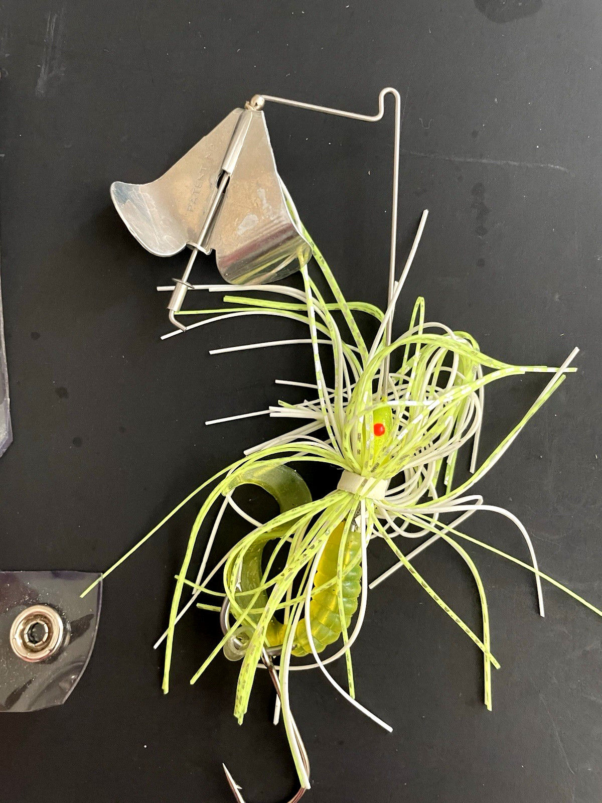 Lot of 4 BUZZBAIT LURES Mixed Colors Bass Fishing with Hand-Made Plastic Cases - Image 6