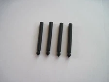  Farm Toy Tractor Parts Muffler/Exhaust Pipe Black (group of 4 rubber)