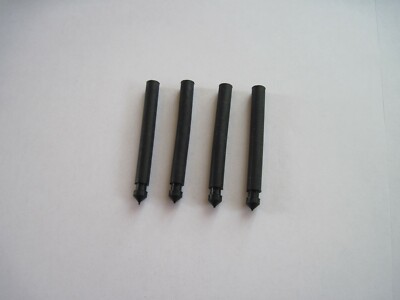  Farm Toy Tractor Parts Muffler/Exhaust Pipe Black (group of 4 rubber)
