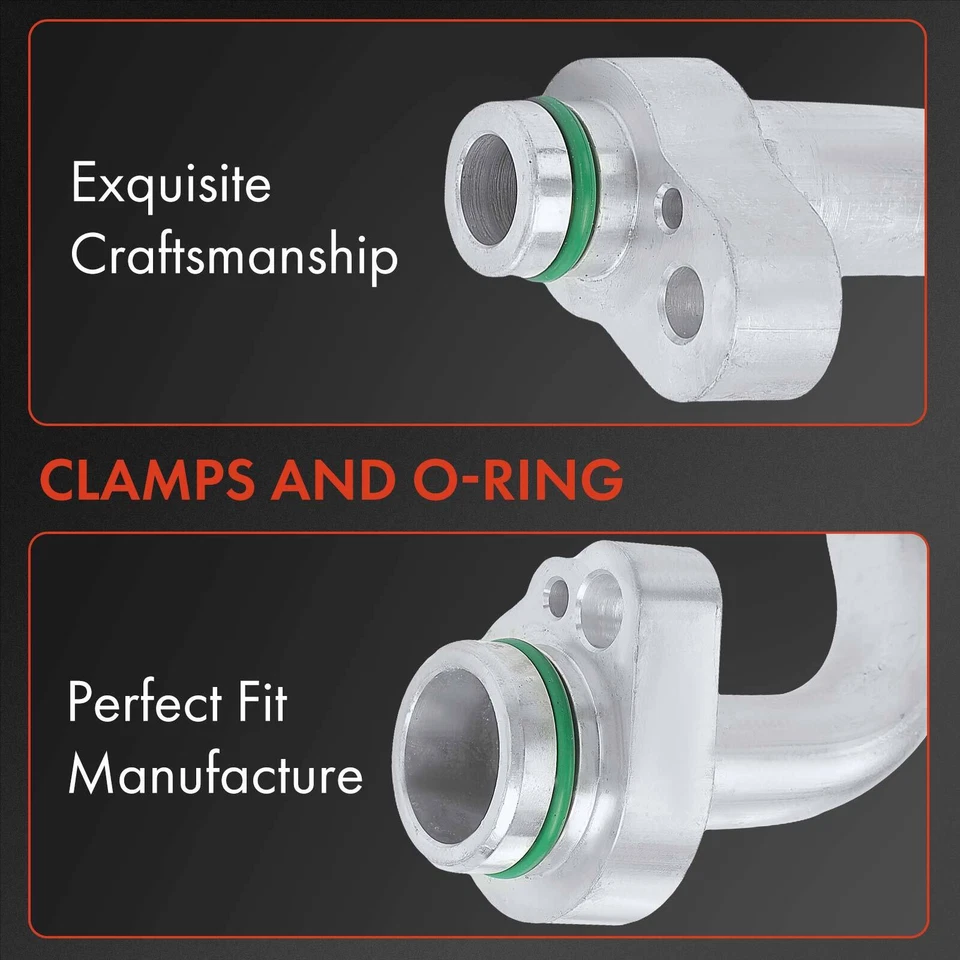 Conjunto de manguera de línea de succión de aire acondicionado para Audi Q5 2018-2020 Q5 PHEV 2020 baja presión Foto 3 de 4